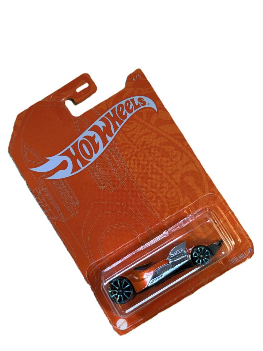 Hot Wheels Twin Mill III Orange and Blue 53rd Anniversary New